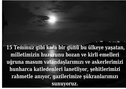 Demokrasimize ve Millet İradesine Karşı Yapılan Her Türlü Darbeyi Şiddetle Lanetliyoruz. (15 Temmuz Basın Açıklaması)
